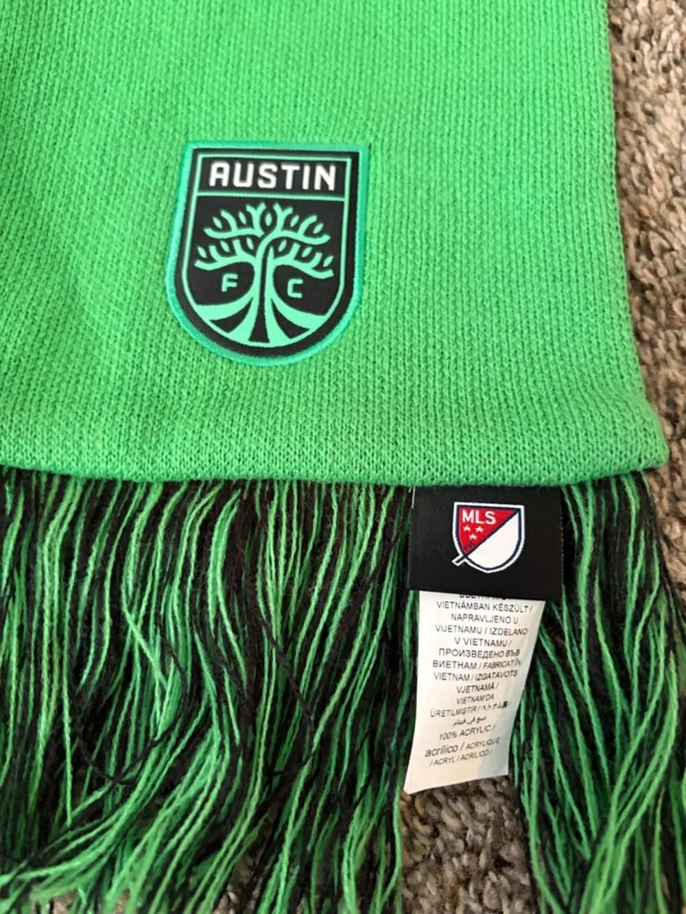 Austin FC Green Supporter Scarf